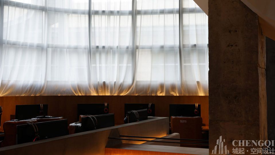 网咖空间设计效果图,网咖装饰图片