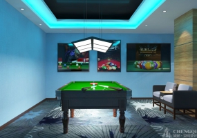 台球厅空间设计案例图, 台球厅空间设计效果图