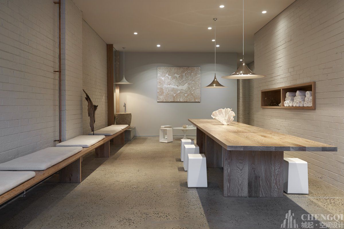 瑜伽养生馆空间设计案例图,瑜伽养生馆空间设计效果图