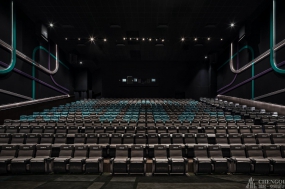 大型电影院装修设计布局图,电影城装修图片