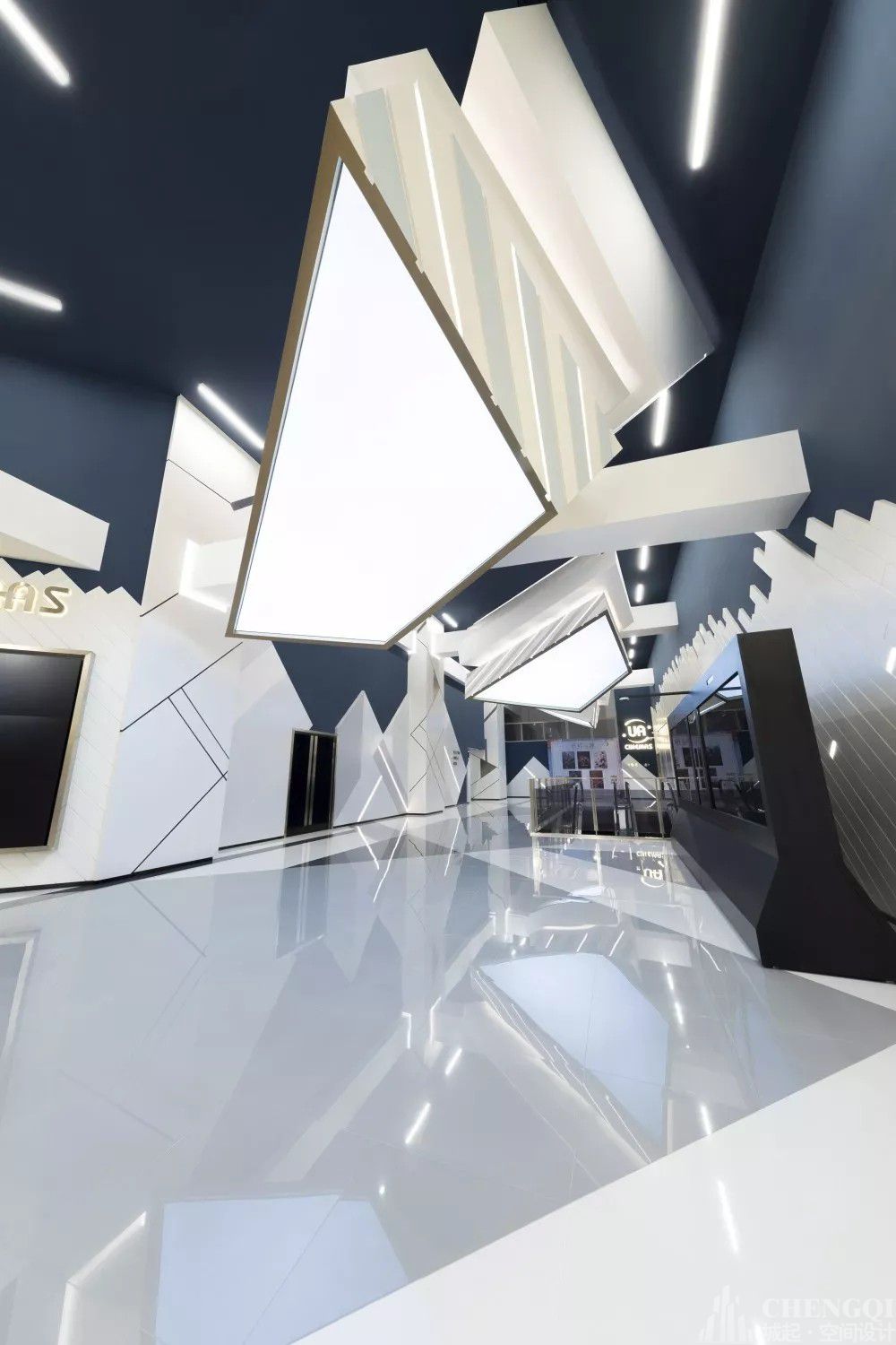 电影城装修设计布局图,电影院装修图片