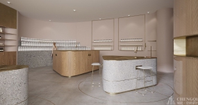 护肤品店装修设计效果图, 护肤品店装修设计布局图