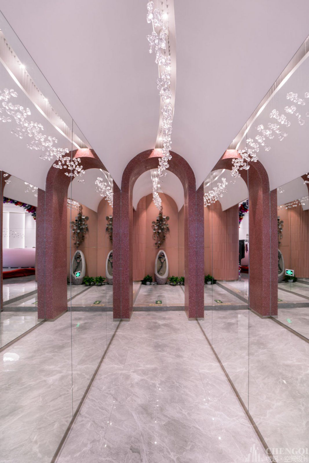 美容店空间设计布局图,美容店空间设计效果图