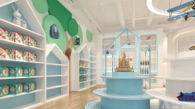 孕婴店设计实景图,孕婴店设计效果图