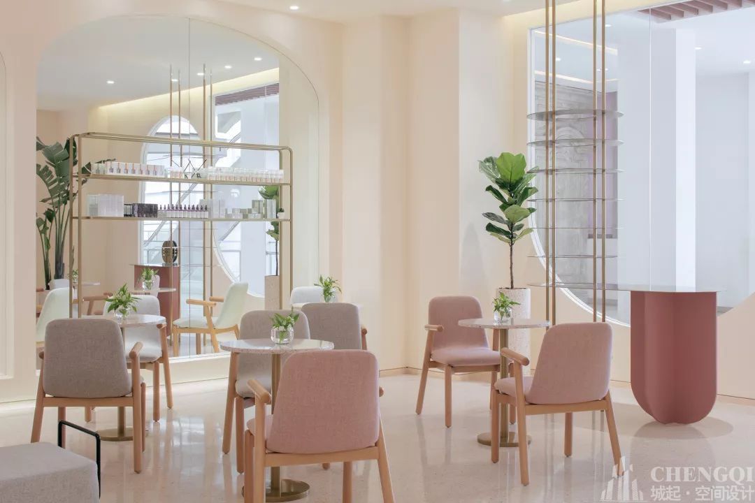 美容店装修设计效果图,美容院空间设计图片