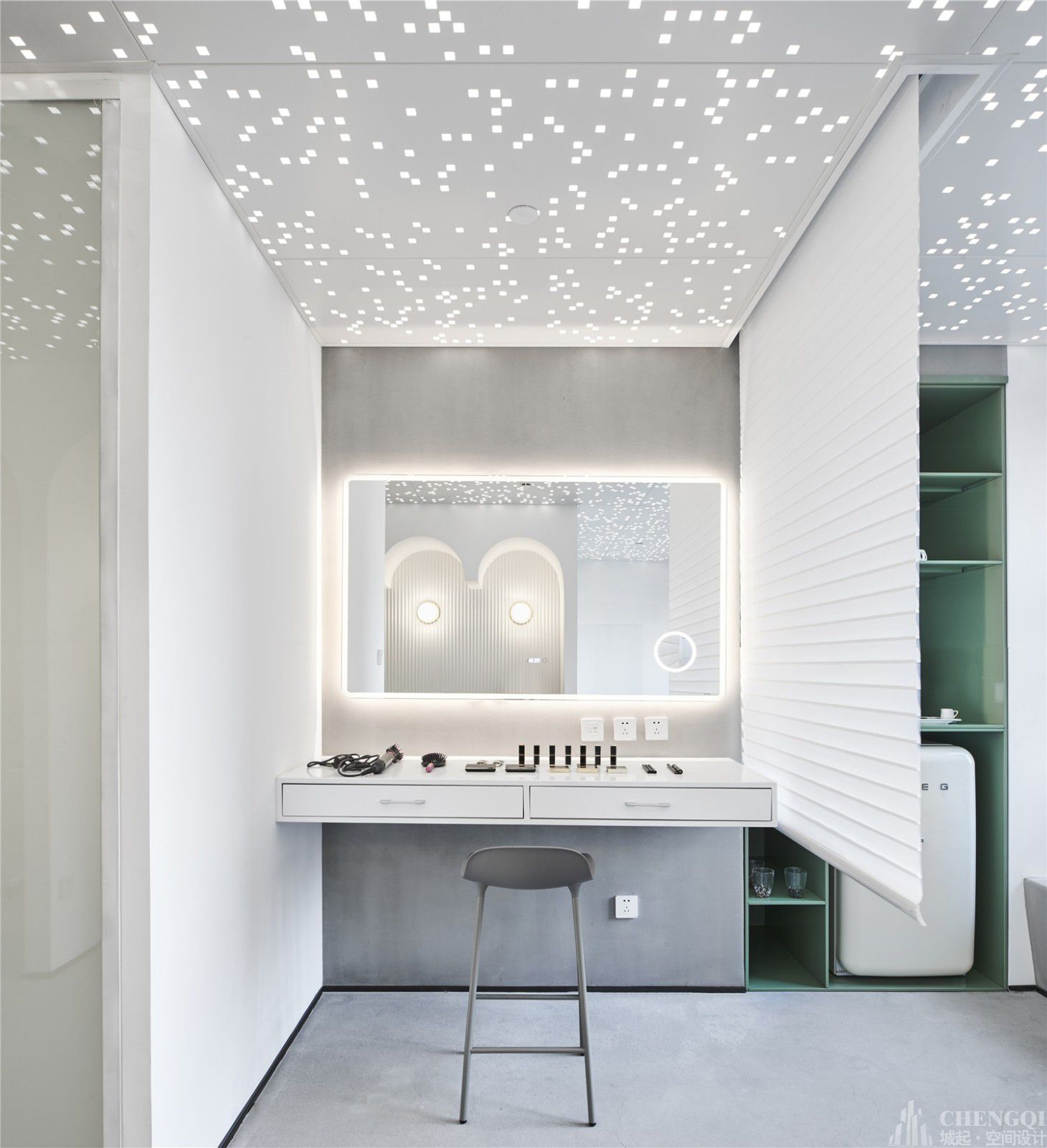 美容院空间设计实景图,美容院空间设计布局图