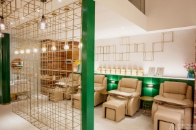 美甲店空间设计效果图,美甲店装饰图片