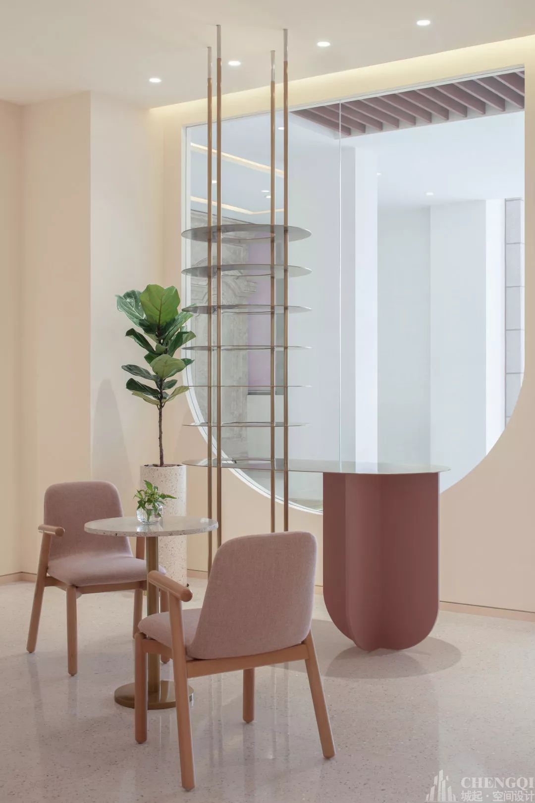 美容院装饰布局图,美容院装饰效果图