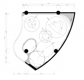 护肤品店装修平面图,护肤品店装饰平面图