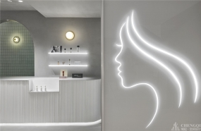 美容店装修设计效果图,美容院空间设计图片