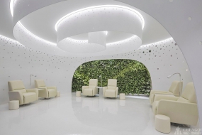  美甲店装修设计效果图,美甲店装修设计