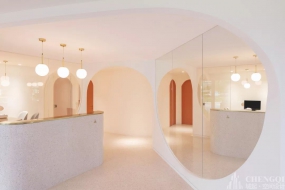 美容院设计布局图,美容院设计效果图