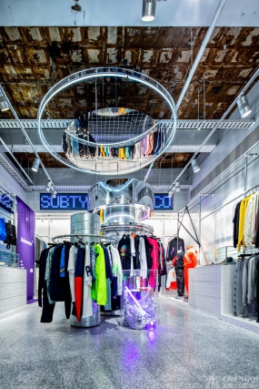 鞋店专卖店装饰效果图,鞋店专卖店装修设计布局图