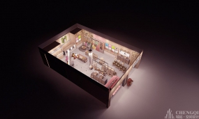 零食店空间设计实景图,零食店空间设计图片