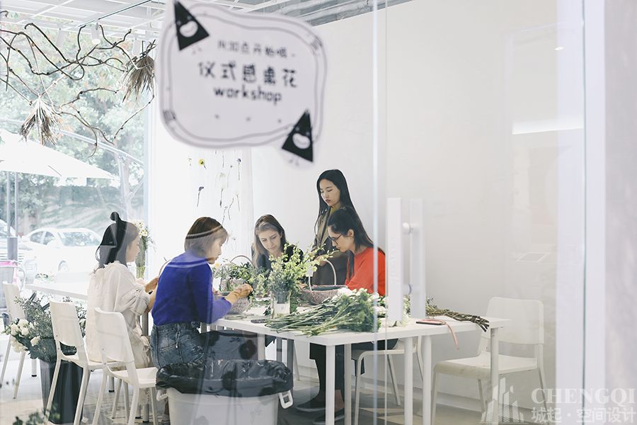 花店设计布局图,花店设计效果图