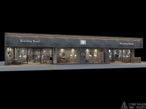 服装专卖店空间装饰平面图,服装专卖店空间装饰实景图