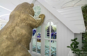 花店设计效果图,花店装修实景图