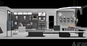 儿童生活用品装修设计布局图,儿童生活用品装修设计效果图