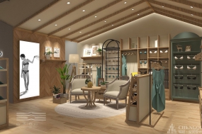 内衣店装修设计高清图,内衣店装修设计实景图