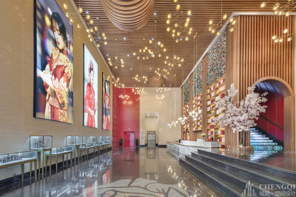 婚纱店空间装饰案例效果图,婚纱店空间装饰大图