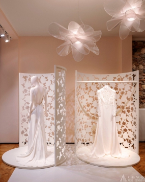 婚纱店布局实景图,婚纱店布局效果图