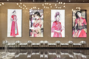 婚纱店空间设计效果图,婚纱店空间装饰案例效果图