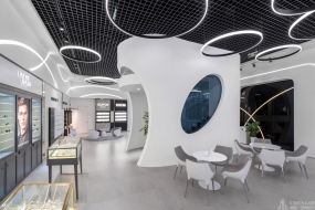 眼镜店装修效果图,眼镜店装修设计案例效果图