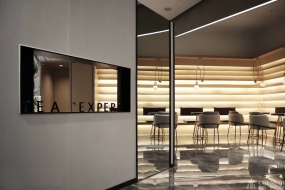 甜品店空间设计布局图,甜品店空间设计实景图