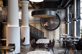 西餐厅装修布局图,西餐厅装修案例图