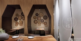 牛排店设计布局图,牛排店设计案例图