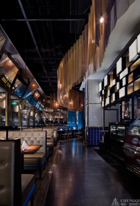 自助餐厅空间设计案例图,自助餐厅空间设计效果图