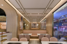 自助餐厅空间设计案例图,自助餐厅空间设计效果图