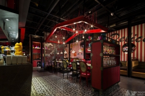 自助餐厅设计效果图,自助餐厅装修图片