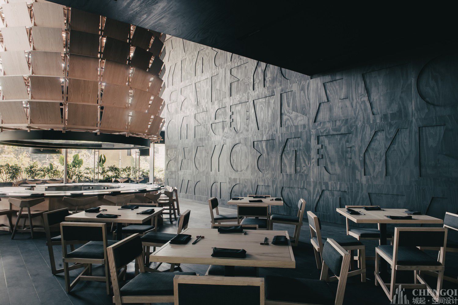 料理店空间设计效果图,料理店装饰图片