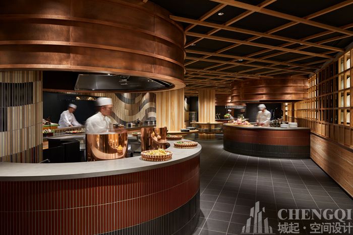 自助餐厅空间设计案例图,自助餐厅空间设计效果图