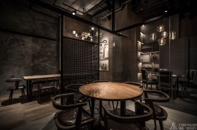 牛排店装修布局图,牛排店装修案例图