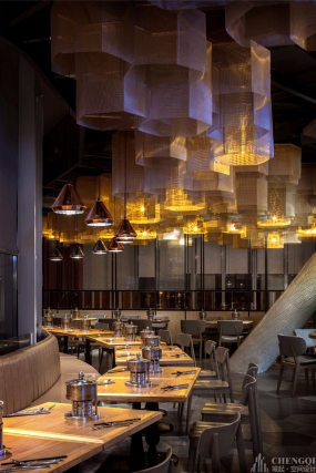 自助餐厅设计布局图,自助餐厅设计案例图