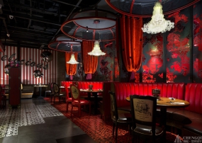 自助餐厅装饰效果图,自助餐厅装修设计图片