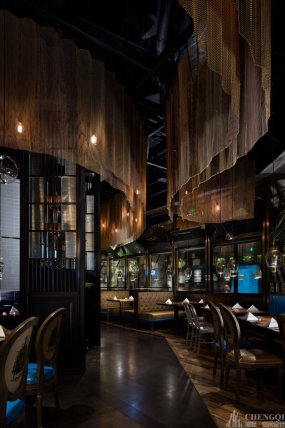 自助餐厅空间设计实景图,自助餐厅空间设计布局图