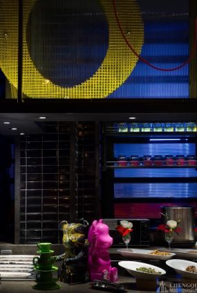 自助餐厅装修设计布局图,自助餐厅装修设计案例图