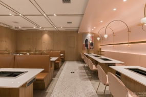 自助餐厅装修实景图,自助餐厅装修布局图