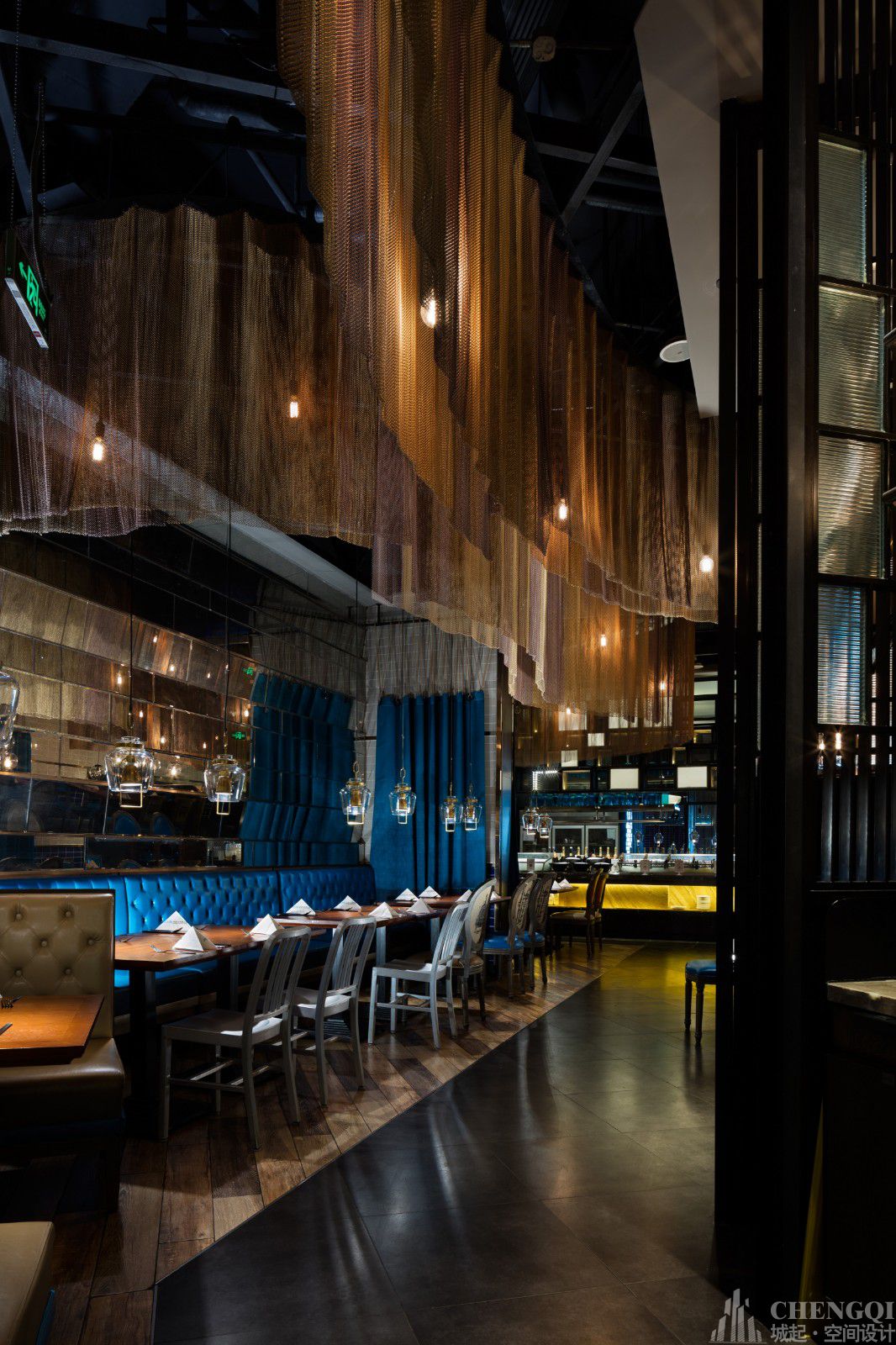 自助餐厅空间设计效果图,自助餐厅装饰图片