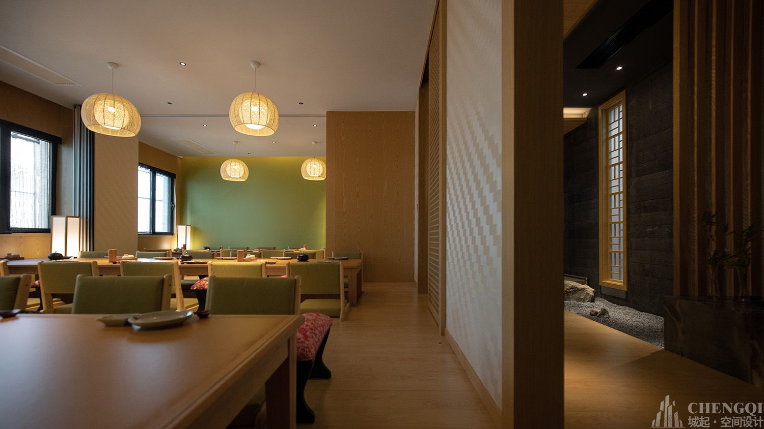 料理店装饰布局图,料理店装饰案例图