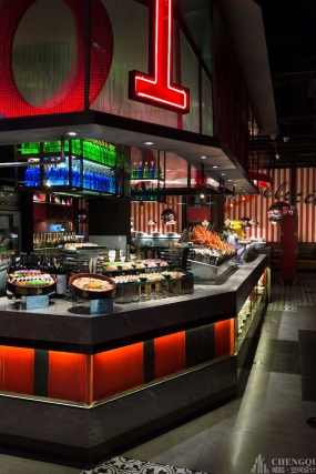 自助餐厅装修设计图片,自助餐厅装修设计实景图