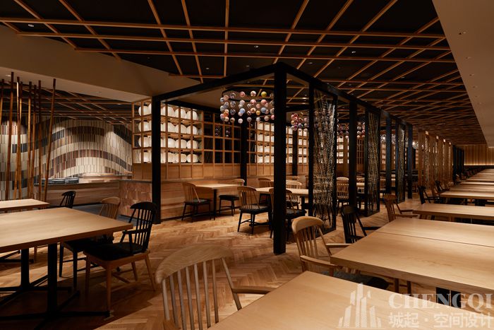 自助餐厅装饰案例图,自助餐厅装饰效果图