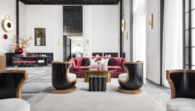 售楼处装修效果图,售楼部空间设计实景图