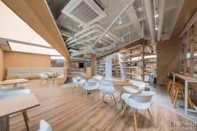 图书馆装修设计实景图,图书馆装修设计效果图