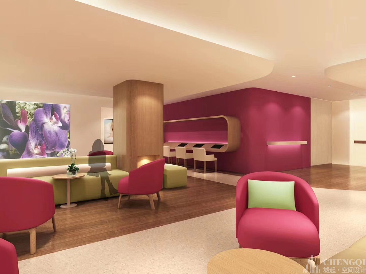 月子中心设计效果图,月子中心设计效果图