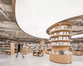 图书馆装修设计效果图,图书馆空间设计案例图