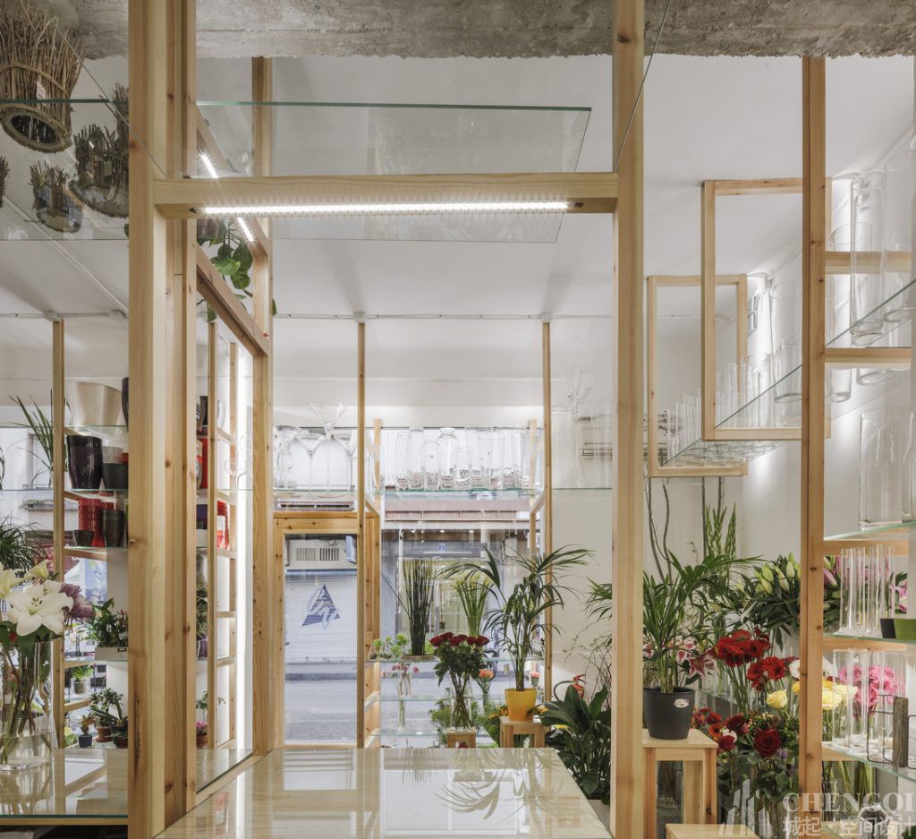 花店空间设计效果图,花店空间设计实景图